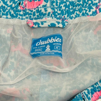 Chubbies The Domingos Are Flamingos 4” Classic Swim Trunk Size XXXL