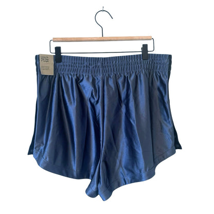 Women's Nike Sportswear Circa 96 High-Waisted Breakaway Shorts Blue Size L