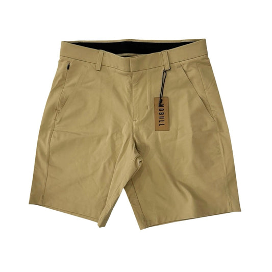 NOBULL Men’s 9” Golf Short Beige Size 30