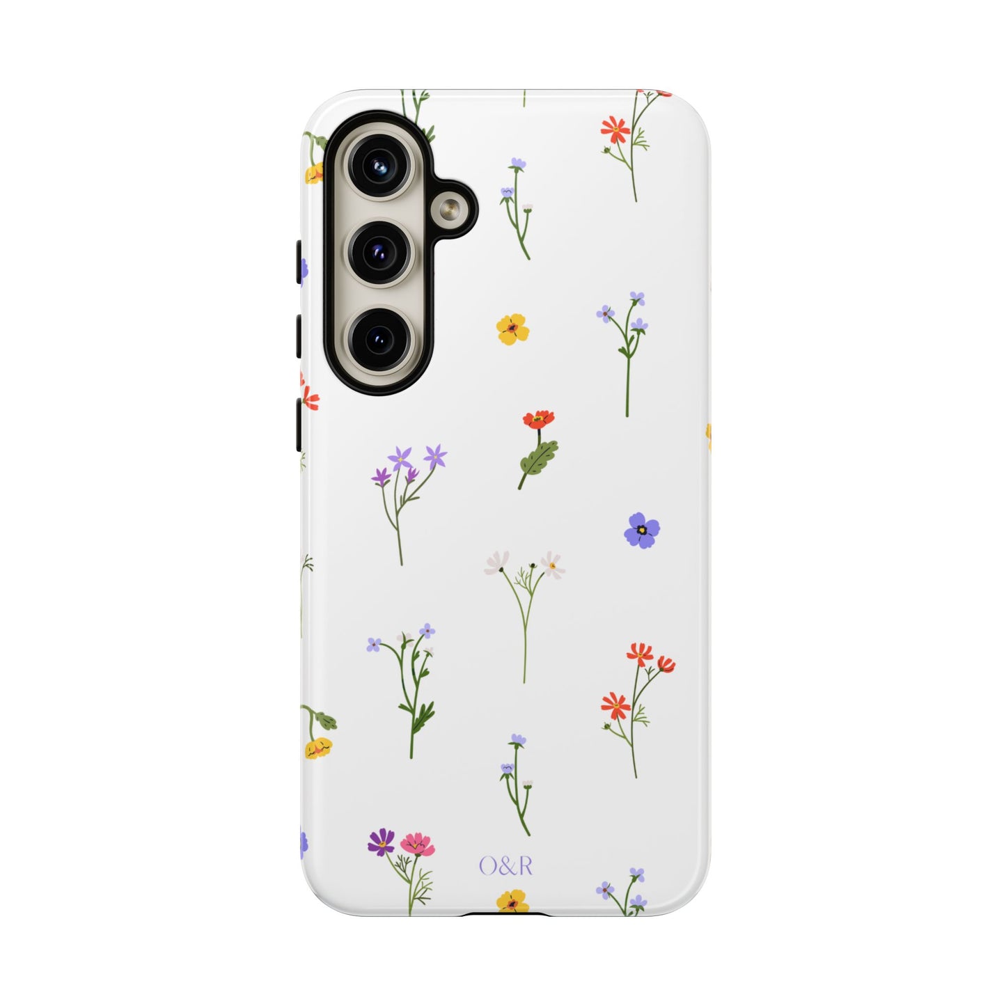 Wildflowers Floral Phone Case, Elegant Tough Case for iPhone, Flower Design, Gift for Her, Spring Accessory, Eco-Friendly Mobile Cover