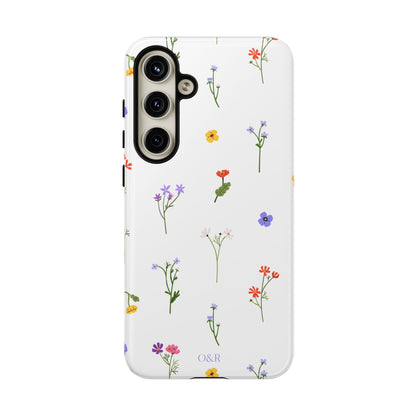 Wildflowers Floral Phone Case, Elegant Tough Case for iPhone, Flower Design, Gift for Her, Spring Accessory, Eco-Friendly Mobile Cover