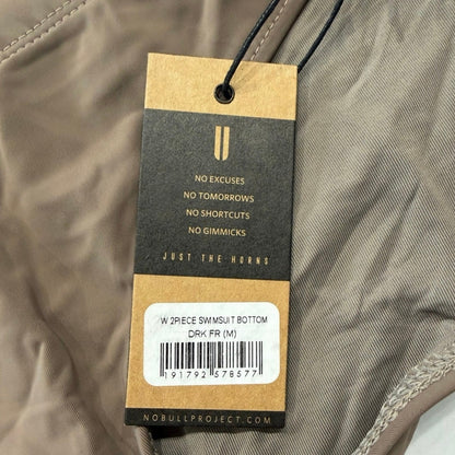 NOBULL Women’s Swim Suit Bikini Bottom Brown Size M