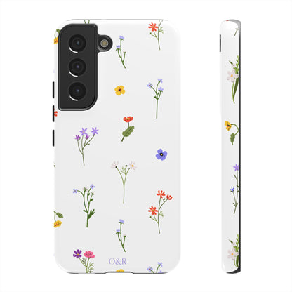 Wildflowers Floral Phone Case, Elegant Tough Case for iPhone, Flower Design, Gift for Her, Spring Accessory, Eco-Friendly Mobile Cover