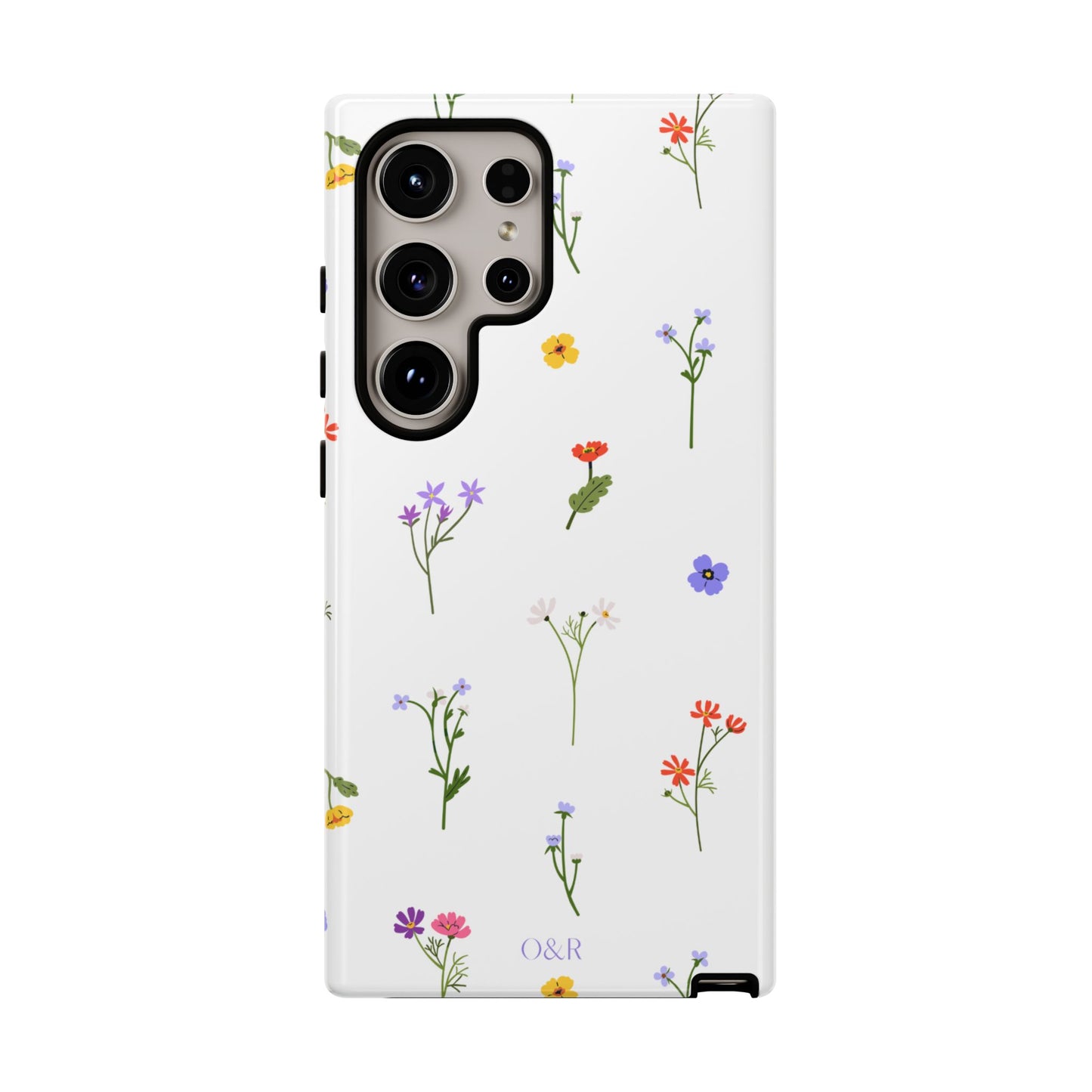 Wildflowers Floral Phone Case, Elegant Tough Case for iPhone, Flower Design, Gift for Her, Spring Accessory, Eco-Friendly Mobile Cover