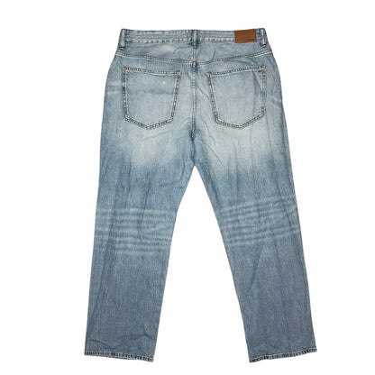 Madewell The Curvy Dean Easy Straight Jean in Northridge Wash Size 31