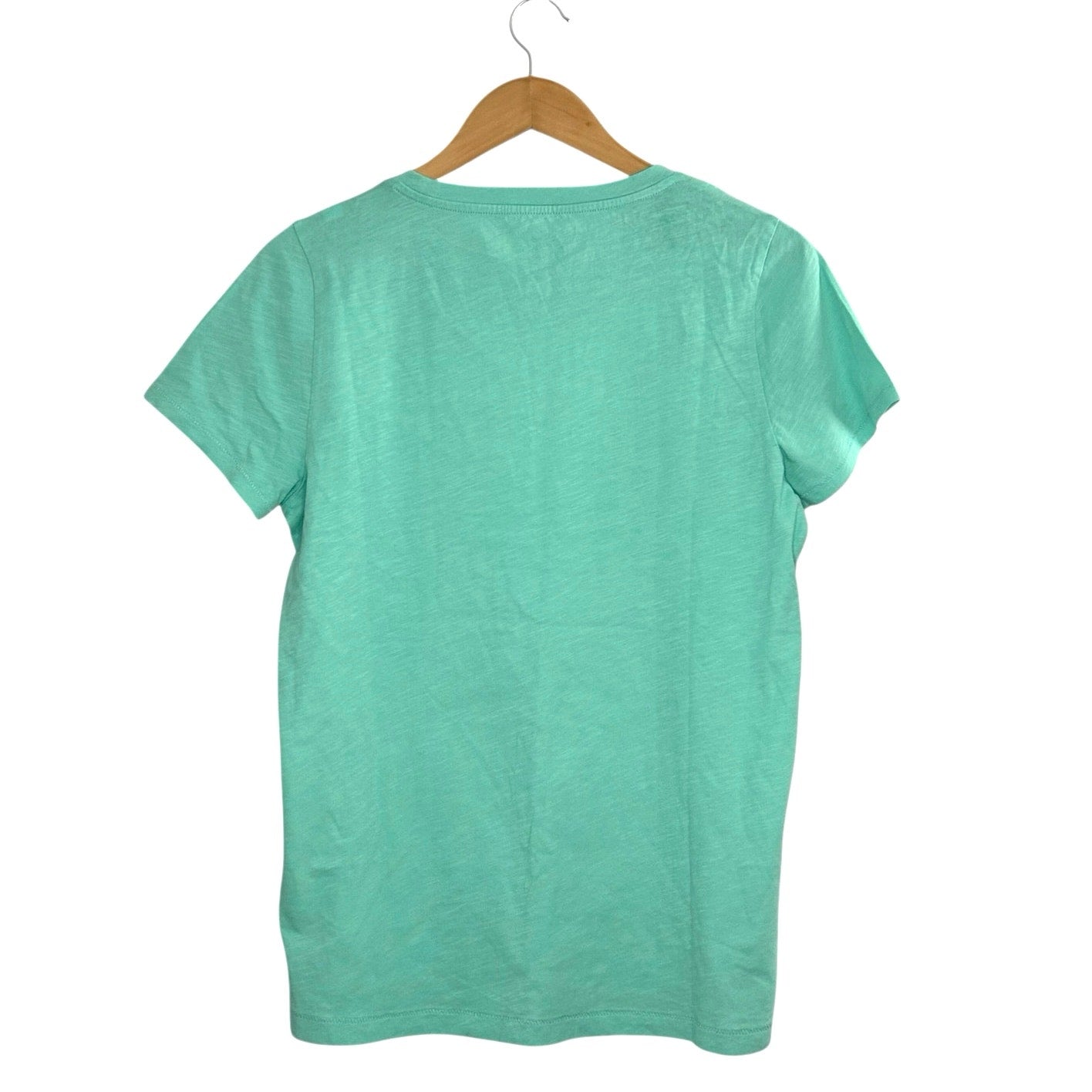 J.Crew Vintage Slub Cotton Crewneck Tee in Bright Spearmint Size L