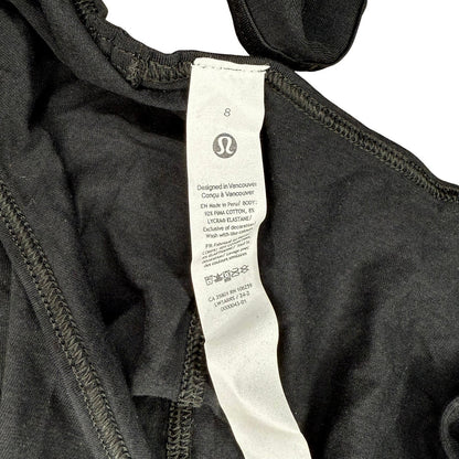 NWT Lululemon It’s A Tie Tank Top Black Size 8