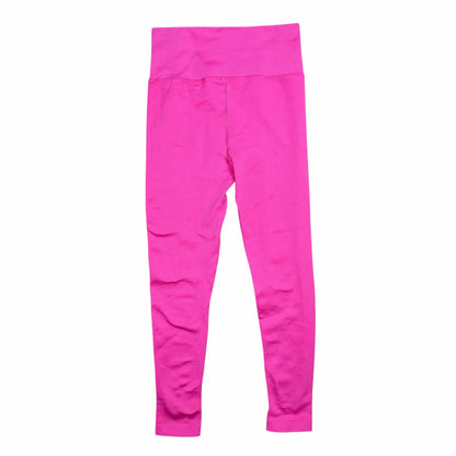 Athleta Aurora Ribbed Seamless High Rise Tight Leggings Hot Pink Size M