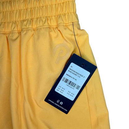 Peloton Woven High Rise 3" Run Short Yellow Size XL