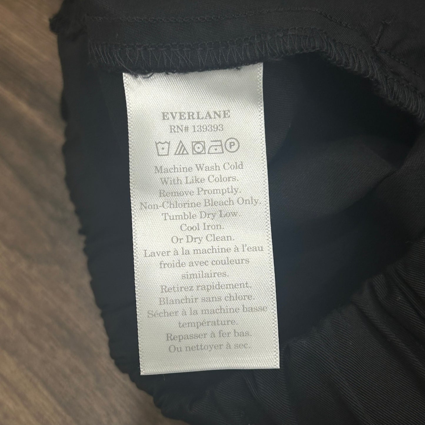 Everlane The Easy Short Organic Cotton in Black Size XS