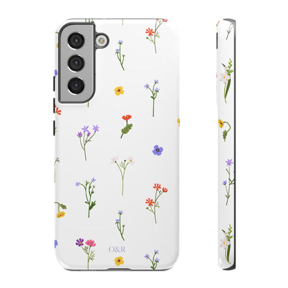 Wildflowers Floral Phone Case, Elegant Tough Case for iPhone, Flower Design, Gift for Her, Spring Accessory, Eco-Friendly Mobile Cover