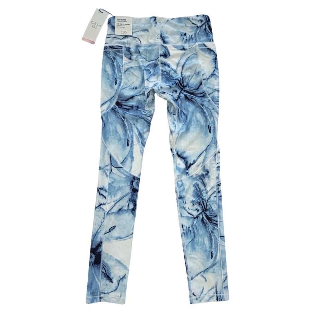 CALIA by Carrie Underwood Energize 7/8 leggings Blue Floral Size XS