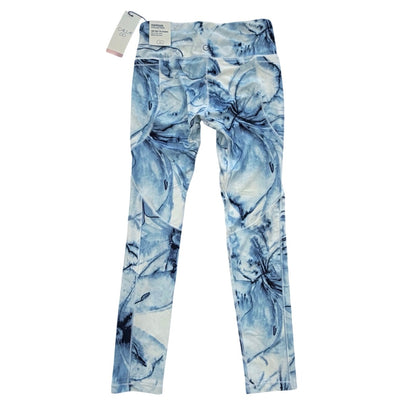 CALIA by Carrie Underwood Energize 7/8 leggings Blue Floral Size XS