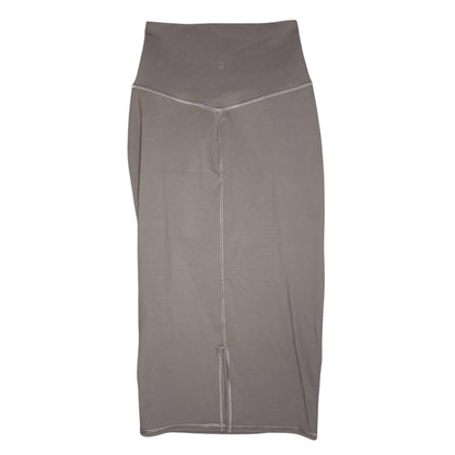 Lululemon Nulu Slim-Fit High-Rise Taupe Skirt Size 4