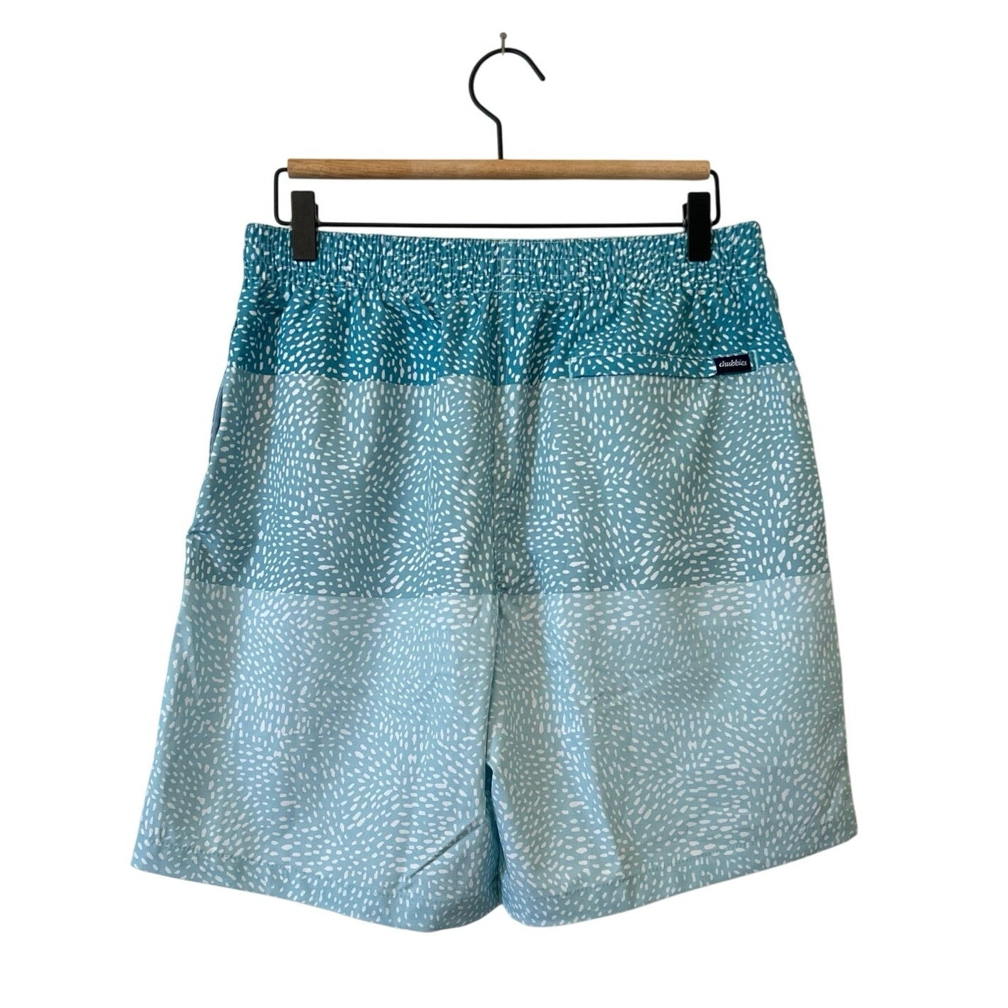 NWT Chubbies The Whale Sharks 7” Stretch Classic Swim Trunk Size Large