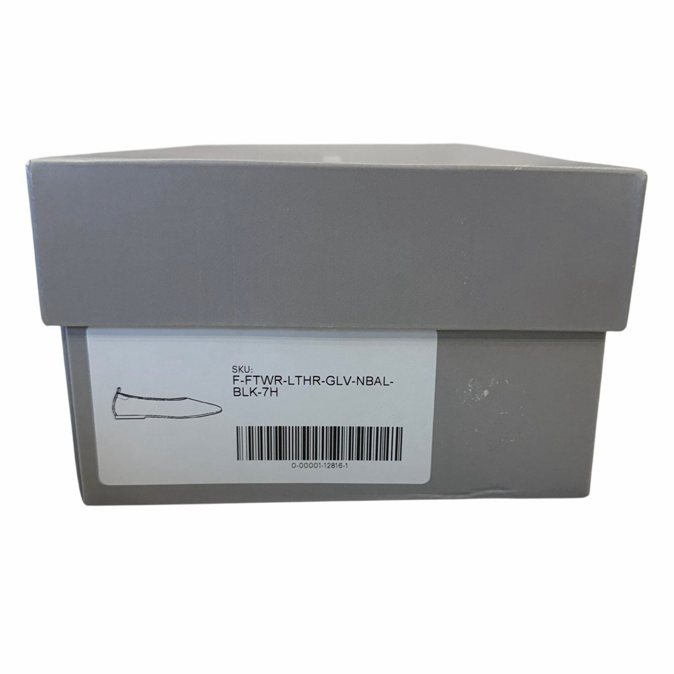 NIB Everlane The Day Glove Flats in Black Leather Size 7.5