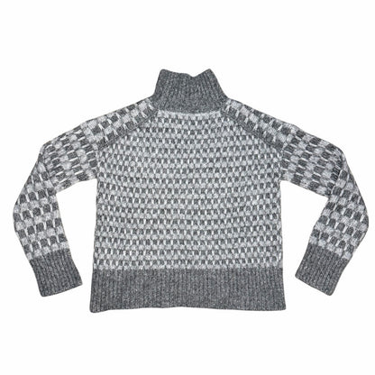 Everlane Cloud Checkered Turtleneck Sweater Size XS