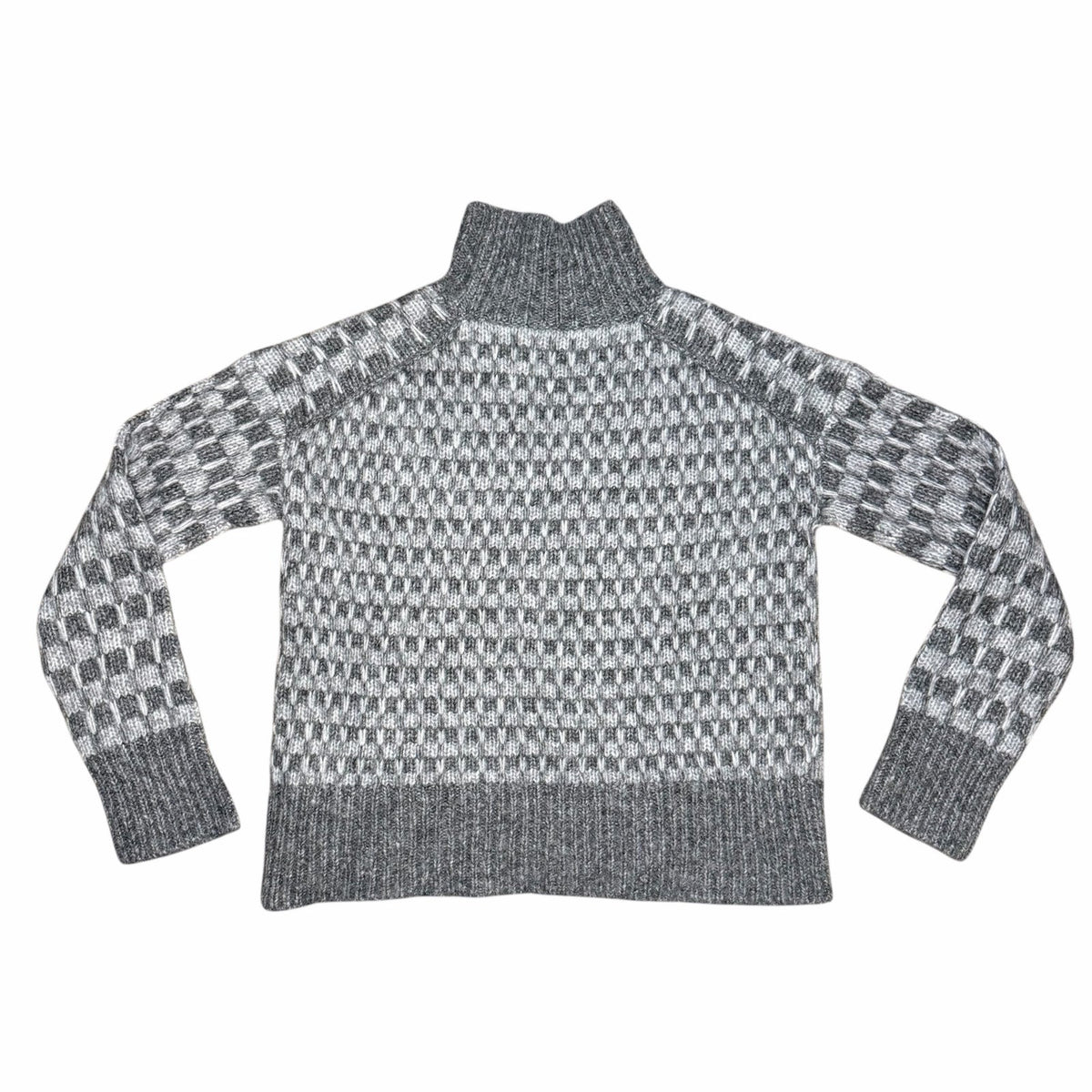 Everlane Cloud Checkered Turtleneck Sweater Size XS