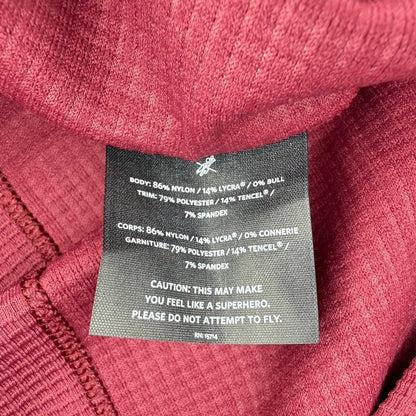 NOBULL Long Sleeve Waffle V-Neck Size XS