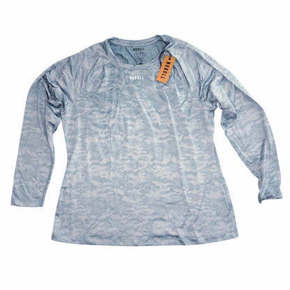 NOBULL Woman’s Running Longsleeve Camo Shirt Size XXL