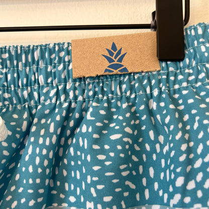 NWT Chubbies The Whale Sharks 7” Stretch Classic Swim Trunk Size Large