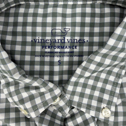 Vineyard Vines Performance Classic Fit Whale Shirt Button Up Size S