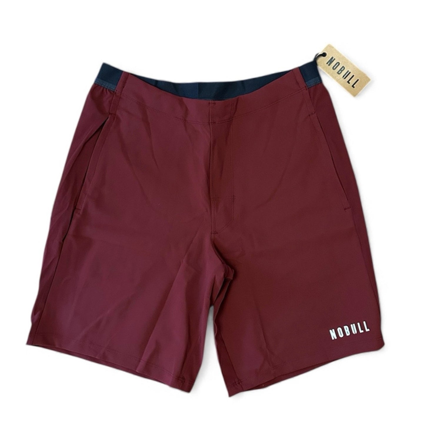 NOBULL Men’s Lightweight 9” Shorts Maroon Red Size XXL