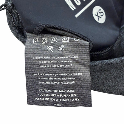 NOBULL Halter Sports Bra Charcoal Gray Size XS