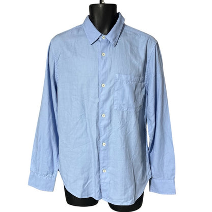 Madewell The Perfect Shirt in Softdrape Twill Peri Blue Size M