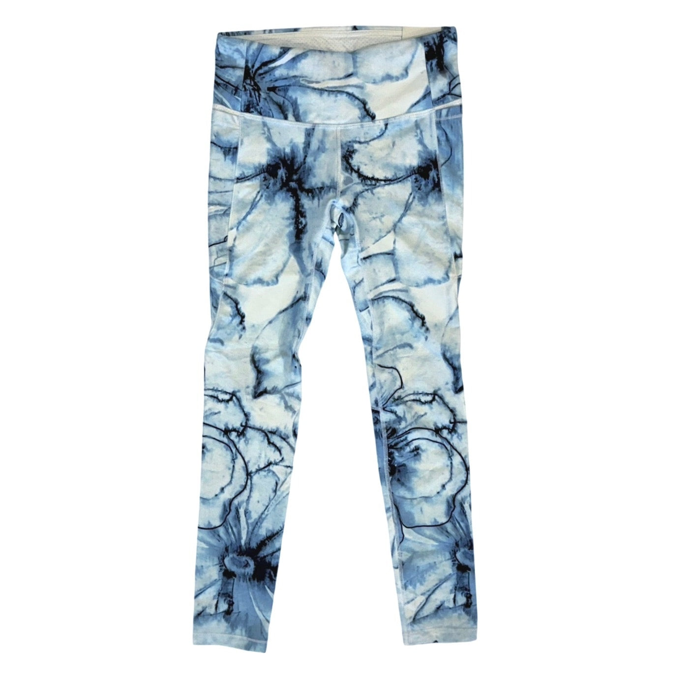 CALIA by Carrie Underwood Energize 7/8 leggings Blue Floral Size XS