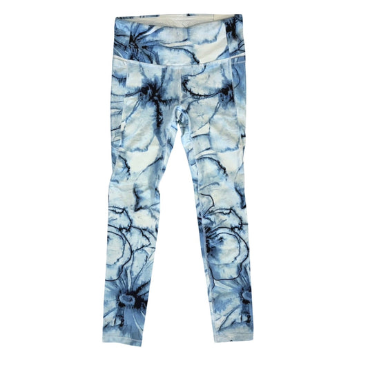 CALIA by Carrie Underwood Energize 7/8 leggings Blue Floral Size XS