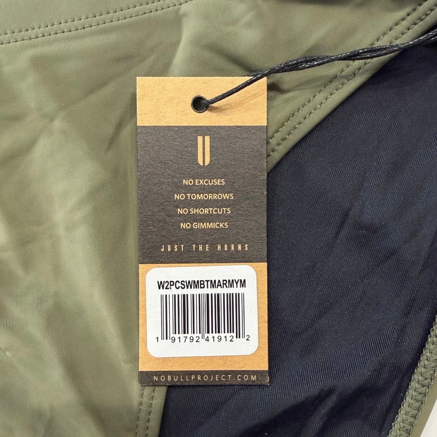 NOBULL Women’s Swim Suit Bikini Bottom Army Green Size M