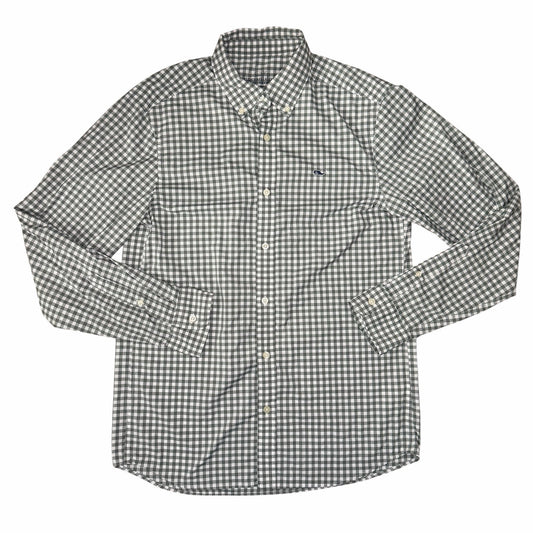 Vineyard Vines Performance Classic Fit Whale Shirt Button Up Size S