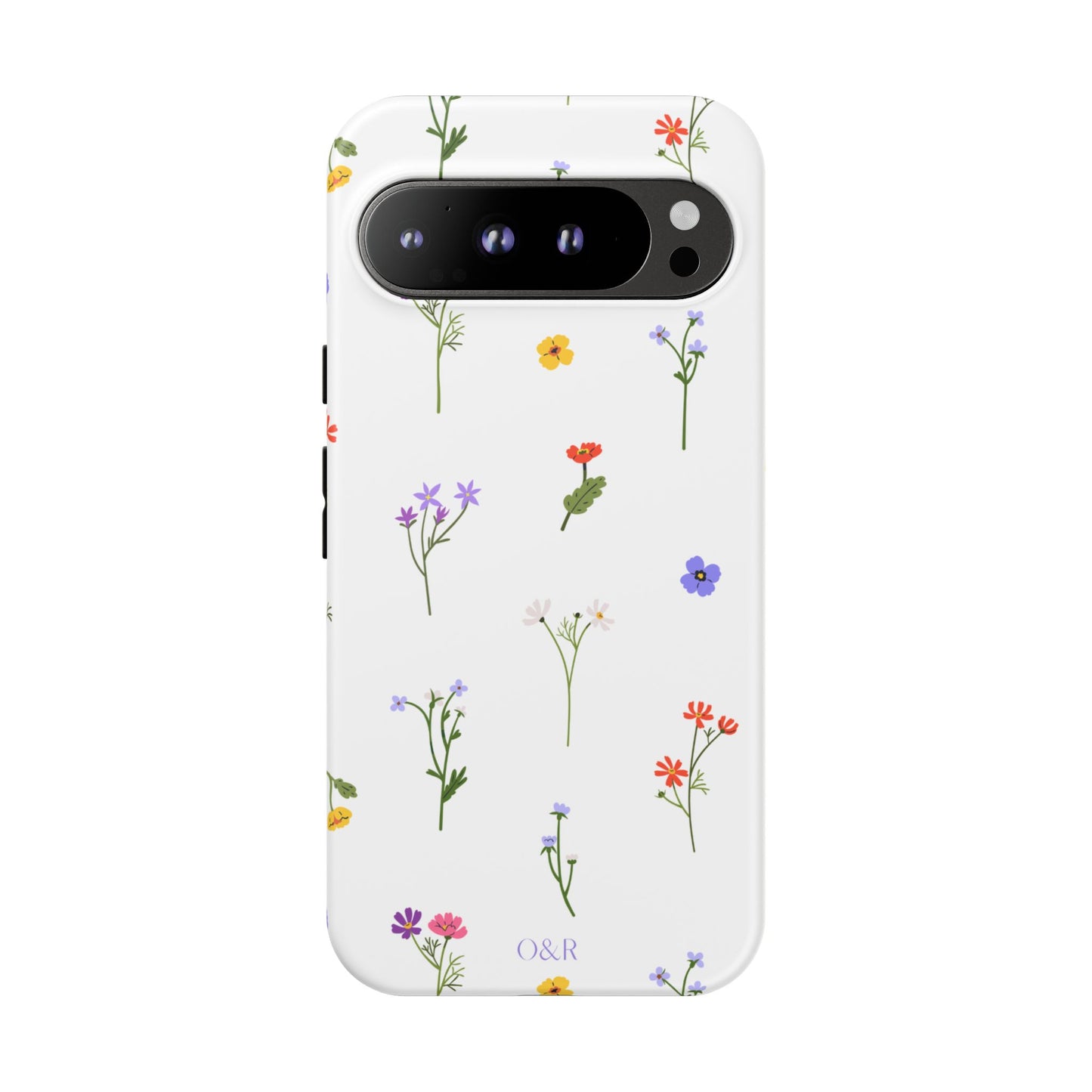 Wildflowers Floral Phone Case, Elegant Tough Case for iPhone, Flower Design, Gift for Her, Spring Accessory, Eco-Friendly Mobile Cover