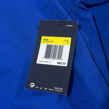 Nike 3/4 Sleeve Baseball Batting Cage Jacket Blue Size S