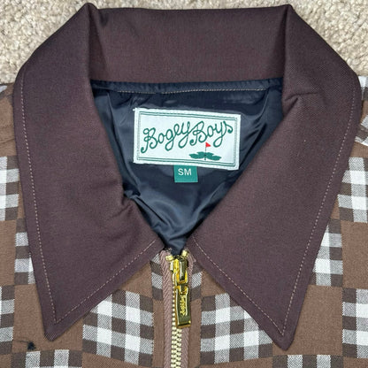 Bogey Boys Big Check Jacket Brown Size S
