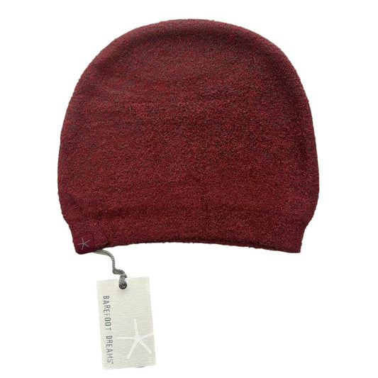 Barefoot Dreams Cozychic Lite Confetti Beanie in Crimson-Rosewood OS