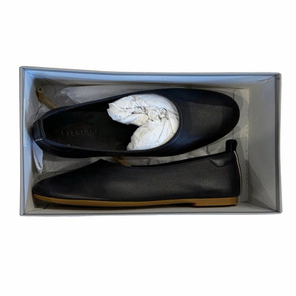 NIB Everlane The Day Glove Flats in Black Leather Size 7.5