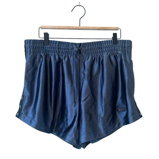 Women's Nike Sportswear Circa 96 High-Waisted Breakaway Shorts Blue Size L