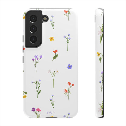 Wildflowers Floral Phone Case, Elegant Tough Case for iPhone, Flower Design, Gift for Her, Spring Accessory, Eco-Friendly Mobile Cover