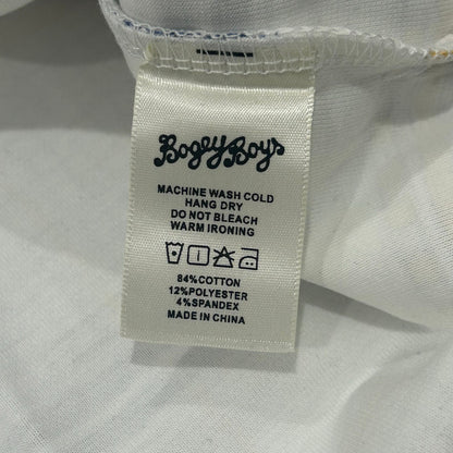 Bogey Boys Macklemore Men's Grid Plaid Polo in Koi Blue Size S