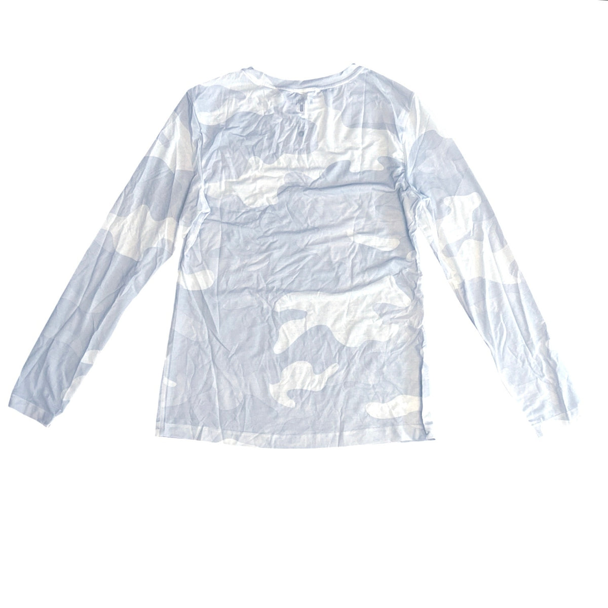 NOBULL White Camo Long Sleeve Shirt Size Small