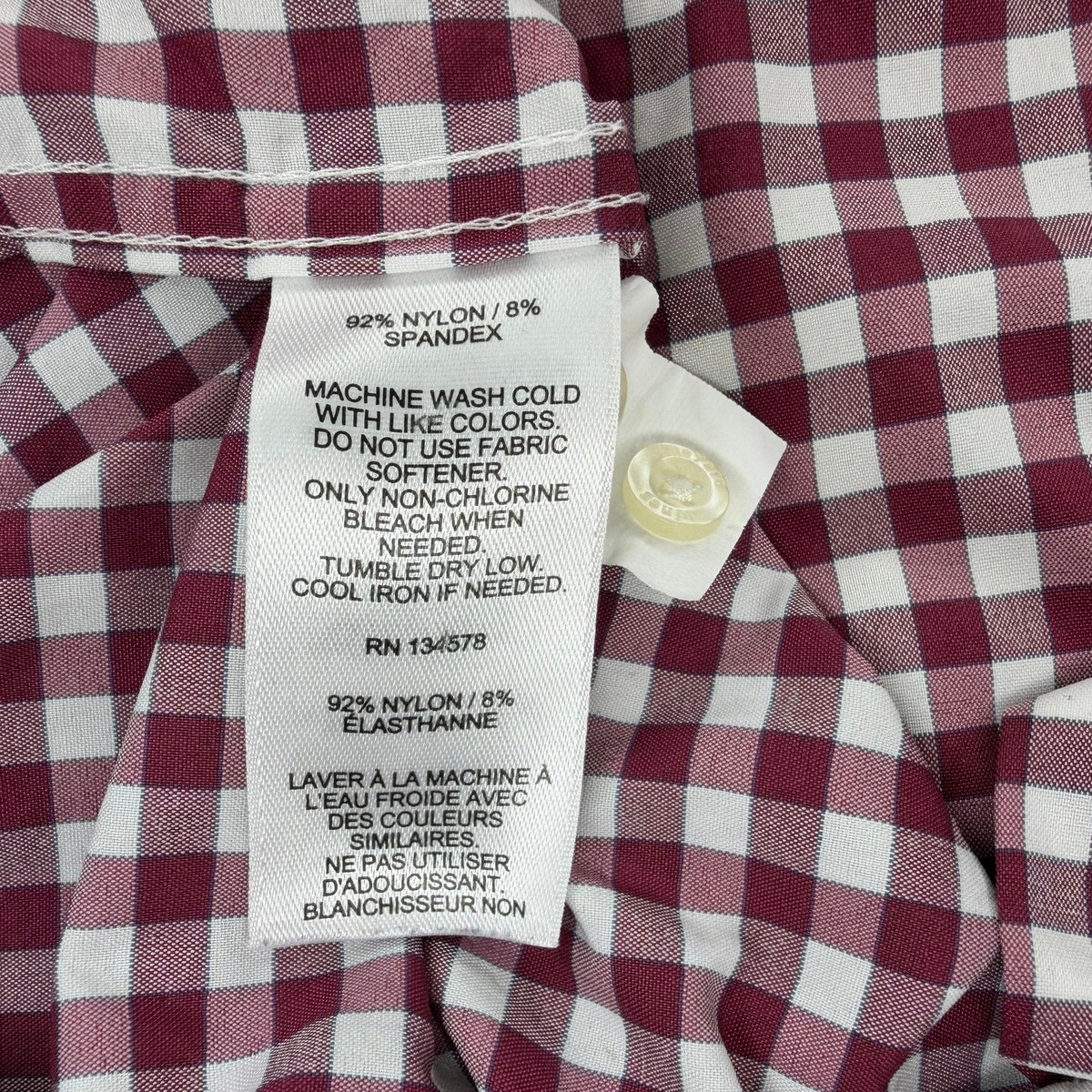 Vineyard Vines Performance Classic Fit Whale Shirt Button Up Size S