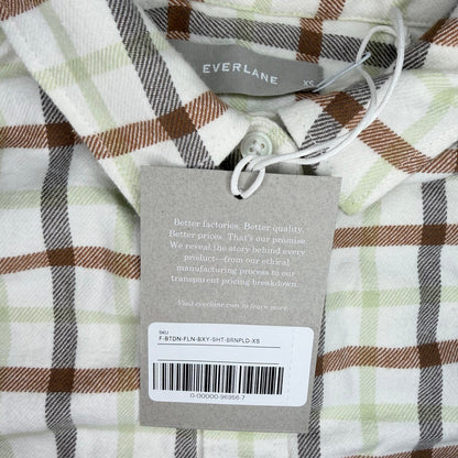 Everlane Women's The Boxy Flannel Shirt Size XS