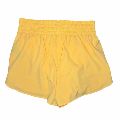 Peloton Woven High Rise 3" Run Short Yellow Size XL