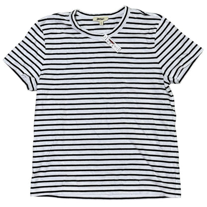 Madewell Cotton Perfect Striped Crewneck Tee Size XS