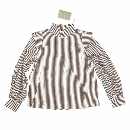 Everlane The Wing-Shoulder Mockneck Longsleeve Top Size 6