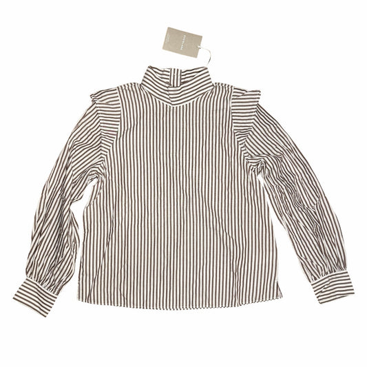 Everlane The Wing-Shoulder Mockneck Longsleeve Top Size 6