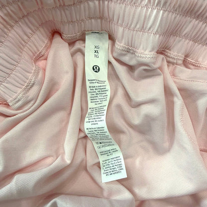Lululemon Shake It Out High-Rise Running Short 2.5" Pink Pearl Size XL