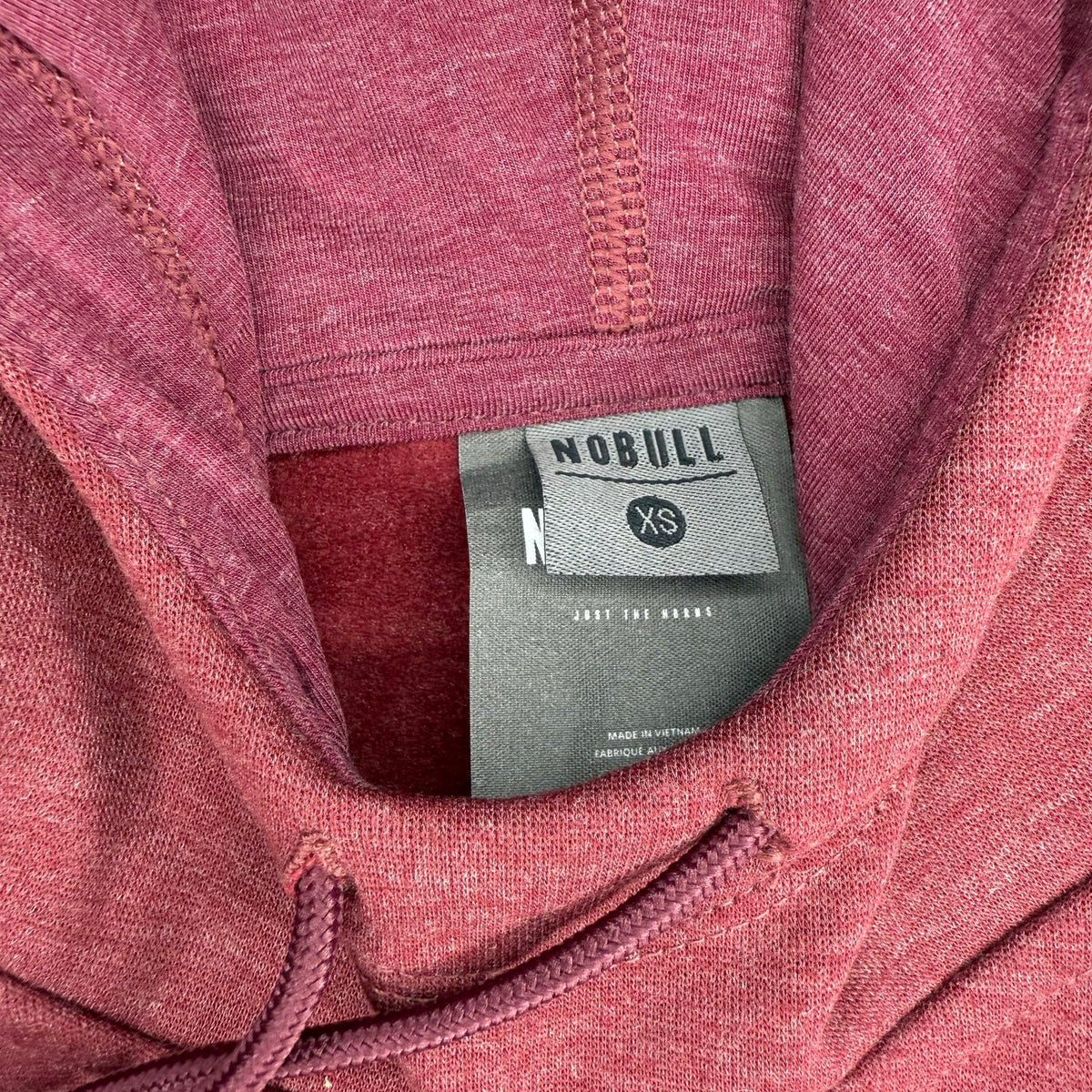 NOBULL Women’s Hoodie Maroon Size XS